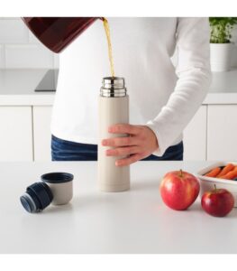 فلاسک استیل وکیوم ایکیا رنگ بژ
