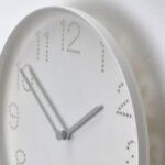ساعت دیواری سفید ایکیا مدل TROMMA