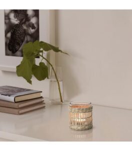 جا شمعی حصیری ایکیا مدل SLIPPRIG