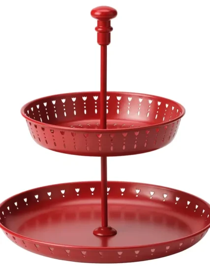 استند سرو دو طبقه قرمز ایکیا مدل GARNERA