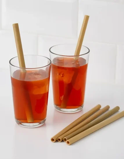 نی آشامیدنی بامبو ایکیا بهمراه برس های تمیزکننده مدل OKUVLIG