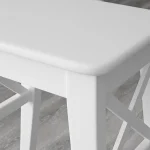 چهارپایه سفید ایکیا مدل INGOLF
