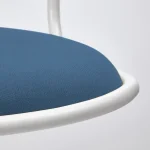 صندلی گردان سفید و آبی تیره ایکیا مدل ÖRFJÄLL