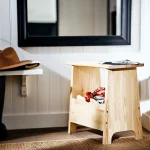 چهارپایه و پاتختی چوبی ایکیا مدل PERJOHAN