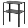 میز کنار تخت مشکی ایکیا سایز 42x34 مدل KNARREVIK