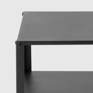 میز کنار تخت مشکی ایکیا سایز 42x34 مدل KNARREVIK