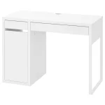 میز سفید ایکیا مدل MICKE سایز 105x50 cm