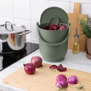 سطل درب دار آشپزخانه 4 لیتری ایکیا مدل FARMARKVAST