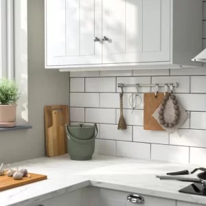 سطل درب دار آشپزخانه 4 لیتری ایکیا مدل FARMARKVAST