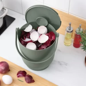 سطل درب دار آشپزخانه 4 لیتری ایکیا مدل FARMARKVAST