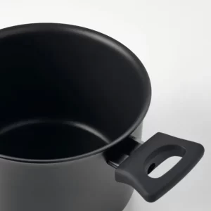 قابلمه درب دار مشکی 3 لیتری ایکیا مدل HEMLAGAD