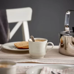 ماگ خاکستری روشن مایل به بژ ایکیا مدل SANDSKÄDDA