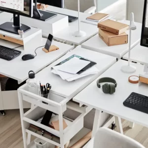 ترولی سفید ایکیا مدل TROTTEN