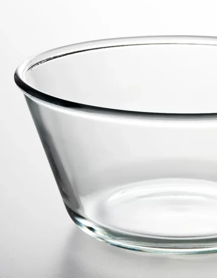 ظرف سرو شیشه ای شفاف ایکیا مدل VARDAGEN