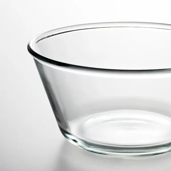ظرف سرو شیشه ای شفاف ایکیا مدل VARDAGEN