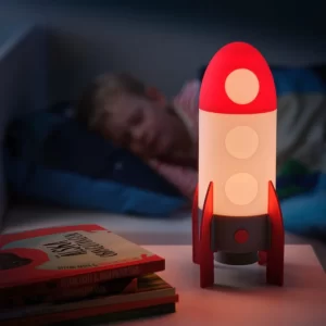 چراغ رومیزی کودک LED موشکی ایکیا مدل AFTONSPARV