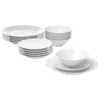 سرویس 18 پارچه سفید ایکیا مدل IKEA 365+