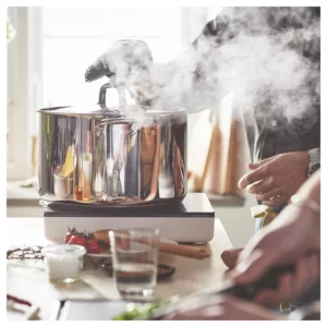 قابلمه با درب 10 لیتری ایکیا فولاد ضد زنگ مدل IKEA 365+