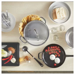 قابلمه با درب 10 لیتری ایکیا فولاد ضد زنگ مدل IKEA 365+