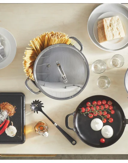 قابلمه با درب 10 لیتری ایکیا فولاد ضد زنگ مدل IKEA 365+
