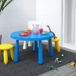 میز کودک آبی ایکیا درون/بیرون مدل MAMMUT