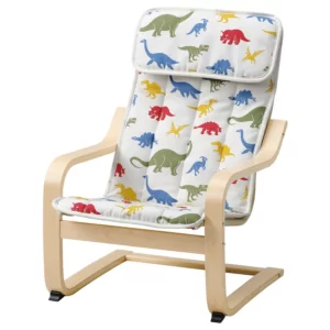 صندلی راحتی کودکان طرح دایناسور ایکیا مدل POÄNG