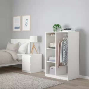 کمد لباس باز سفید ایکیا مدل SYVDE