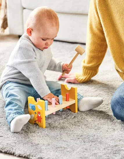 بلوک چکش اسباب بازی چند رنگ ایکیا مدل UPPSTÅ