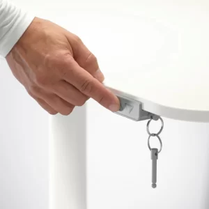 میز کار کنج سفید ایکیا مدل BEKANT