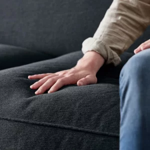 مبل 2 نفره آبی خاکستری ایکیا مدل ESSEBODA