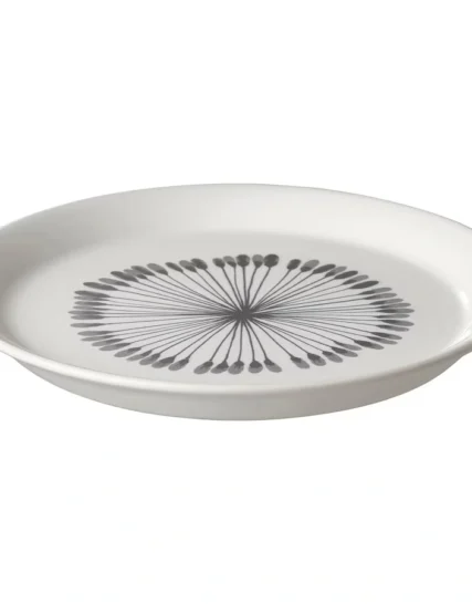 بشقاب کناری ایکیا سفید/طرح دار مدل FRIKOSTIG