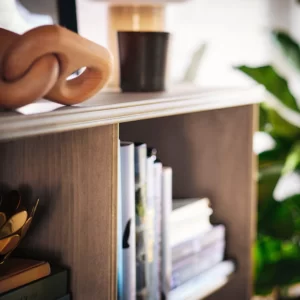 کتابخانه قهوه ای رنگ ایکیا مدل LANESUND