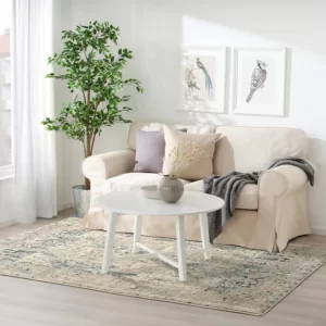فرش کم پرز چند رنگ ایکیا مدل SKAFTERUP