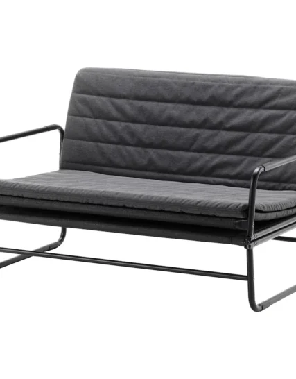 مبل تختخواب شو ایکیا خاکستری تیره/مشکی مدل HAMMARN