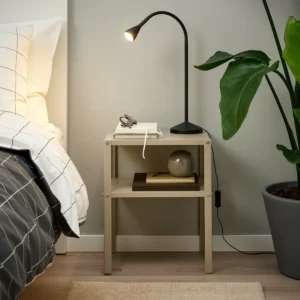 چراغ مطالعه LED مشکی ایکیا مدل NÄVLINGE