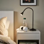 چراغ مطالعه LED مشکی ایکیا مدل NÄVLINGE