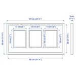 قاب 3 عکس مشکی ایکیا مدل RÖDALM