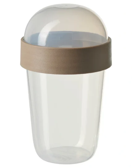 ظرف اسنک شفاف/خاکستری ایکیا مدل SPLITTERNY