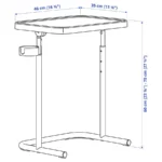 میز لپ تاپ نارنجی ایکیا مدل BJÖRKÅSEN