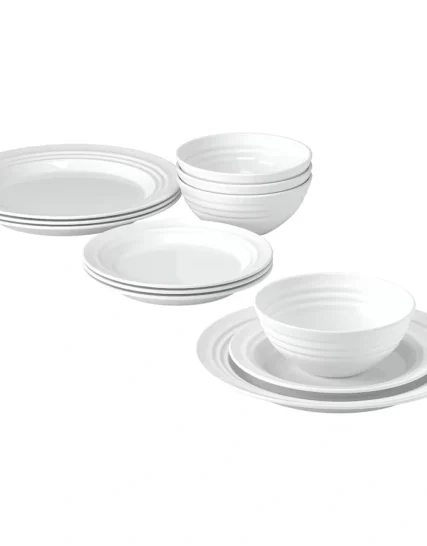 سرویس 12 پارچه سفید ایکیا مدل FAVORISERA