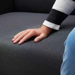 مبل راحتی 3 نفره ایکیا خاکستری تیره مدل LINANÄS