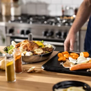 ماهیتابه استیل ضد زنگ ایکیا سایز 28 مدل IKEA 365+