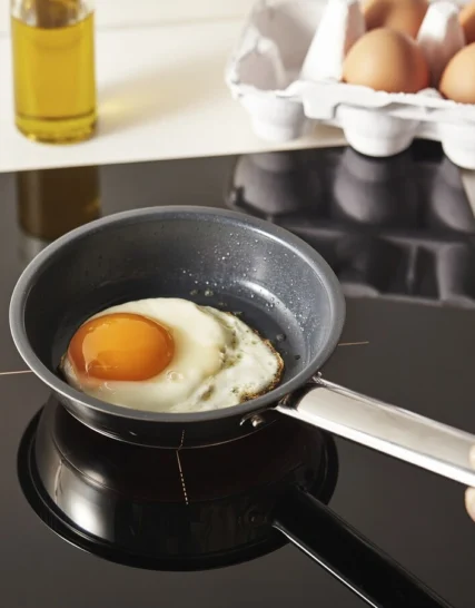 ماهیتابه با روکش استیل نچسب سایز 13 ایکیا مدل IKEA 365+