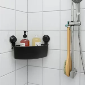 یونیت قفسه گوشه ای حمام مکنده ایکیا مشکی مدل TISKEN