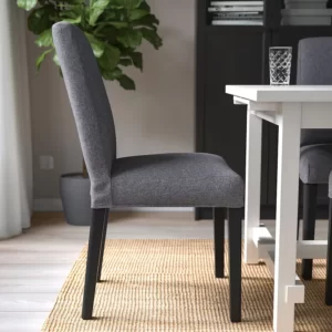 صندلی مشکی/طوسی متوسط ایکیا مدل BERGMUND