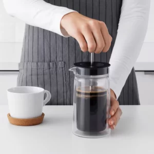 قهوه/چای ساز ایکیا شیشه دوجداره شفاف مدل EGENTLIG