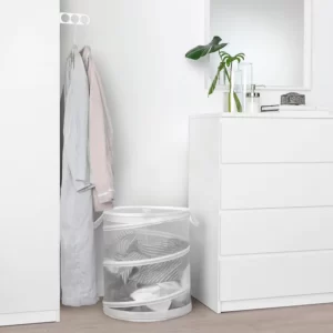 سبد لباسشویی سفید ایکیا مدل FYLLEN
