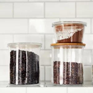 شیشه با درب بامبو ایکیا مدل IKEA 365+