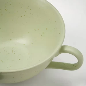 ماگ طرح نقطه/سبز روشن ایکیا مدل MOSSMAL