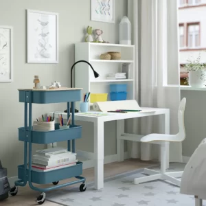 ترولی خاکستری-آبی ایکیا مدل RÅSKOG